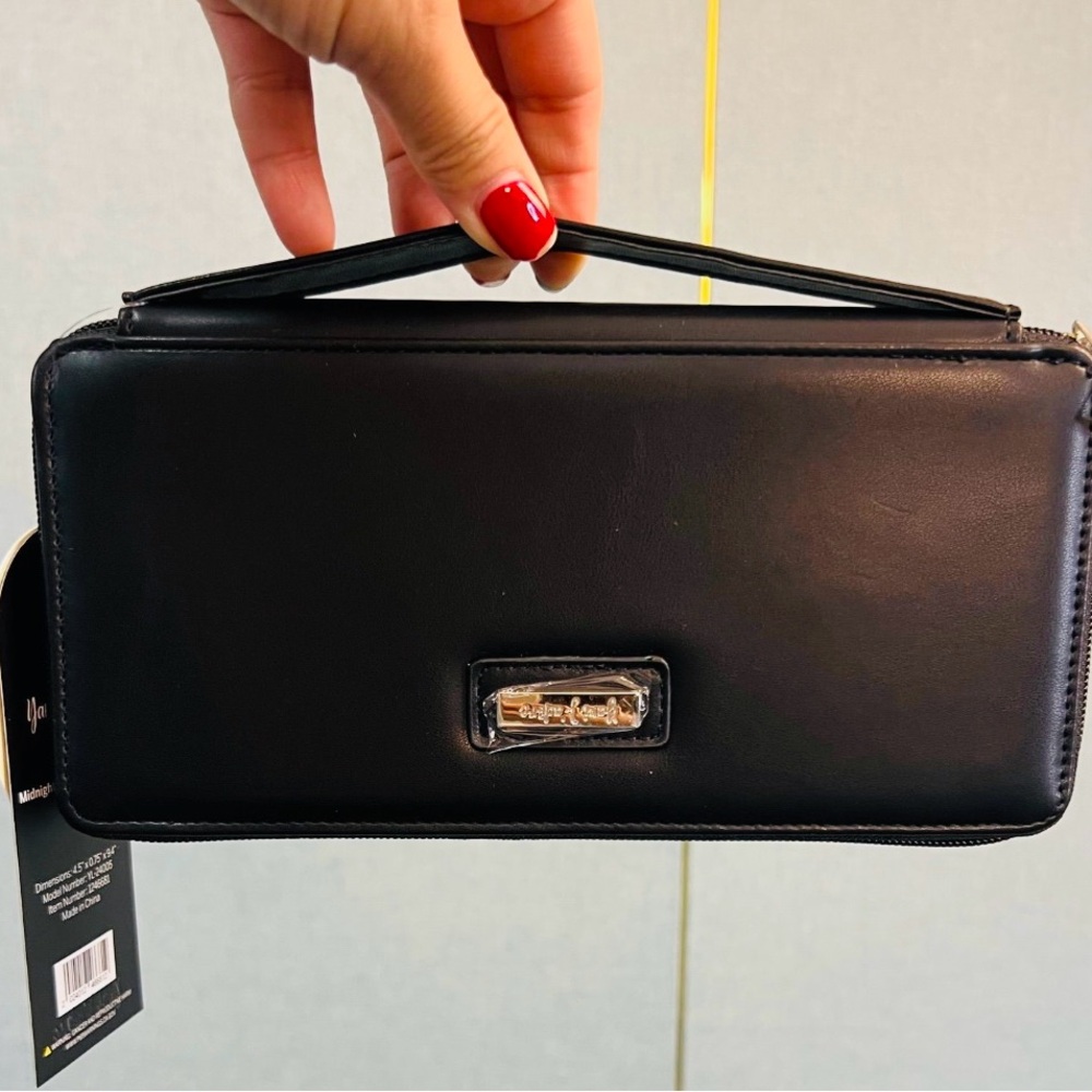 Elegant Black Women's Handbag butter leather